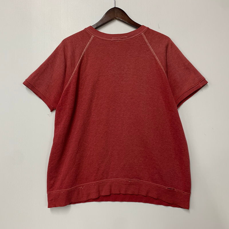【現状渡し品】【メンズ】 USED UNIVERSITY SOUTHERN CALIFORNIA RAGLAN S S SWEAT SHIRT ラグラン ショートスリーブ スウェット シャツ トップス 半袖 146-260827-cs-03-izu サイズ：不明 カラー：レッド 万代Net店