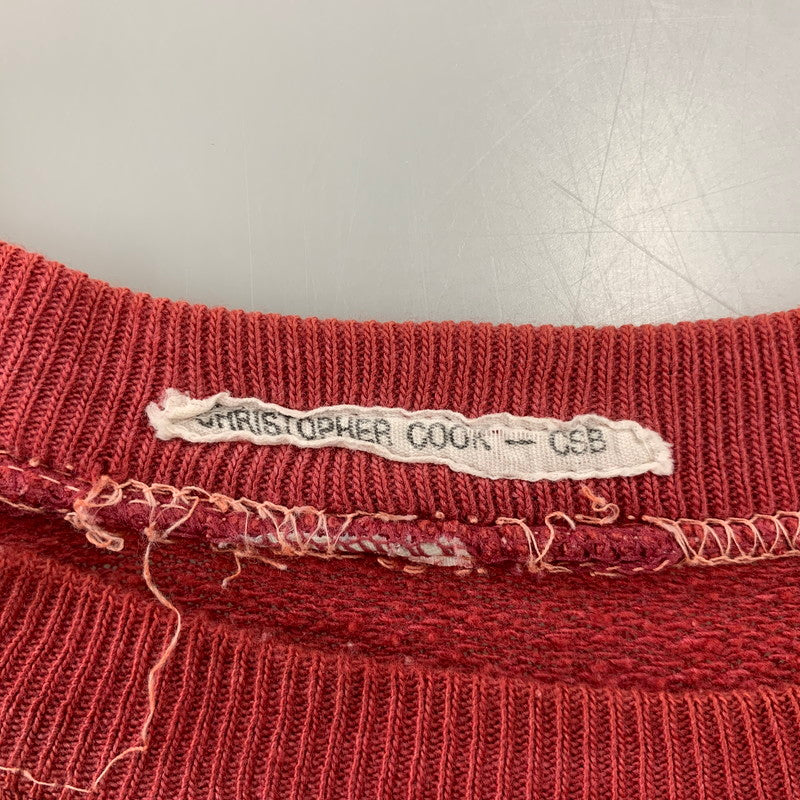 【現状渡し品】【メンズ】 USED UNIVERSITY SOUTHERN CALIFORNIA RAGLAN S S SWEAT SHIRT ラグラン ショートスリーブ スウェット シャツ トップス 半袖 146-260827-cs-03-izu サイズ：不明 カラー：レッド 万代Net店
