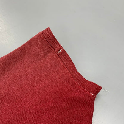 【現状渡し品】【メンズ】 USED UNIVERSITY SOUTHERN CALIFORNIA RAGLAN S S SWEAT SHIRT ラグラン ショートスリーブ スウェット シャツ トップス 半袖 146-260827-cs-03-izu サイズ：不明 カラー：レッド 万代Net店