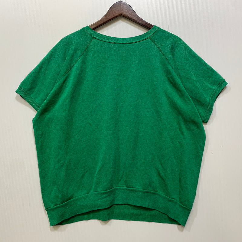【中古品】【メンズ】 USED 推定70’S～ PRINCETON CREW 11 RAGLAN SS SWEAT SHIRT ラグラン ショートスリーブ スウェット シャツ トップス 半袖 146-260827-cs-19-izu サイズ：不明 カラー：グリーン 万代Net店