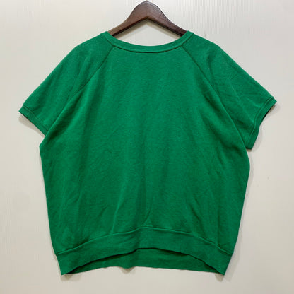 【中古品】【メンズ】 USED 推定70’S～ PRINCETON CREW 11 RAGLAN SS SWEAT SHIRT ラグラン ショートスリーブ スウェット シャツ トップス 半袖 146-260827-cs-19-izu サイズ：不明 カラー：グリーン 万代Net店