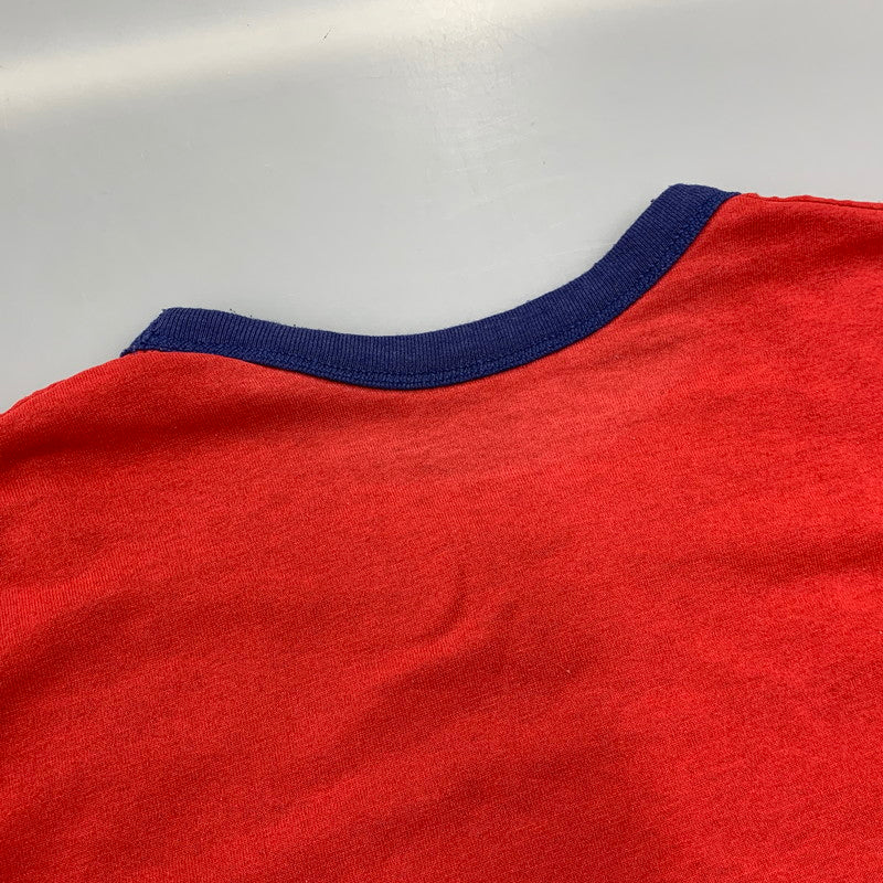 【中古品】【メンズ】 USED ST.IGNATIUS WILDCATS REVERSIBLE TEE リバーシブル Tシャツ トップス 半袖 146-260827-cs-02-izu サイズ：不明 カラー：ネイビー/レッド 万代Net店