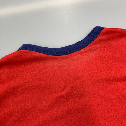 【中古品】【メンズ】 USED ST.IGNATIUS WILDCATS REVERSIBLE TEE リバーシブル Tシャツ トップス 半袖 146-260827-cs-02-izu サイズ：不明 カラー：ネイビー/レッド 万代Net店