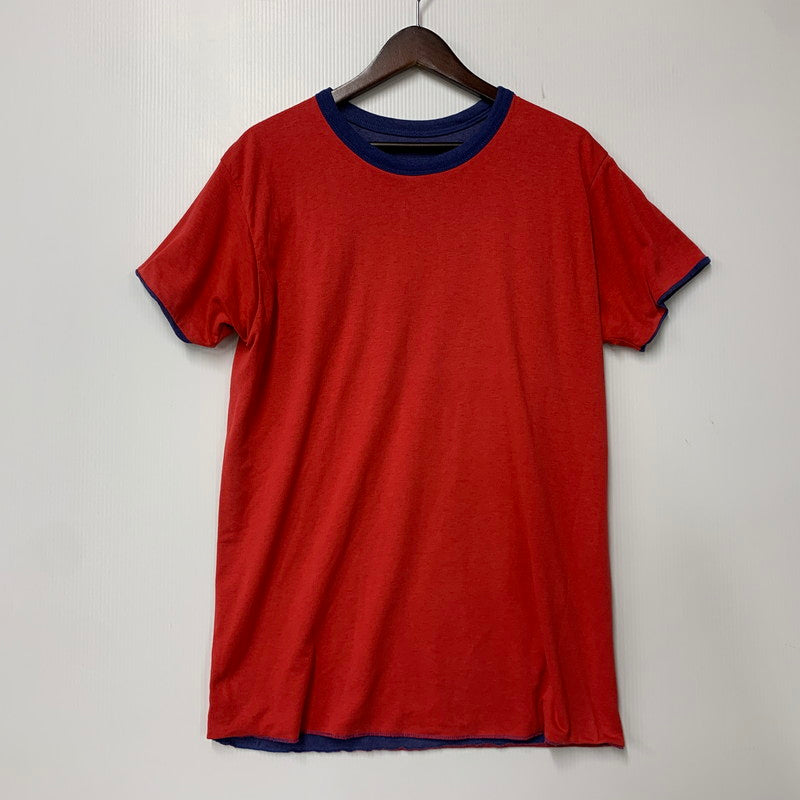 【中古品】【メンズ】 USED ST.IGNATIUS WILDCATS REVERSIBLE TEE リバーシブル Tシャツ トップス 半袖 146-260827-cs-02-izu サイズ：不明 カラー：ネイビー/レッド 万代Net店