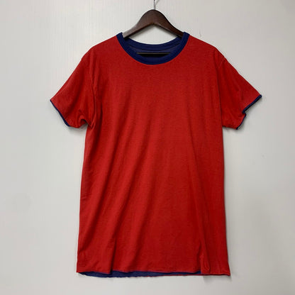 【中古品】【メンズ】 USED ST.IGNATIUS WILDCATS REVERSIBLE TEE リバーシブル Tシャツ トップス 半袖 146-260827-cs-02-izu サイズ：不明 カラー：ネイビー/レッド 万代Net店