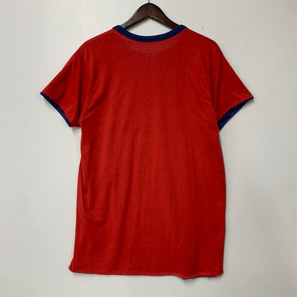 【中古品】【メンズ】 USED ST.IGNATIUS WILDCATS REVERSIBLE TEE リバーシブル Tシャツ トップス 半袖 146-260827-cs-02-izu サイズ：不明 カラー：ネイビー/レッド 万代Net店