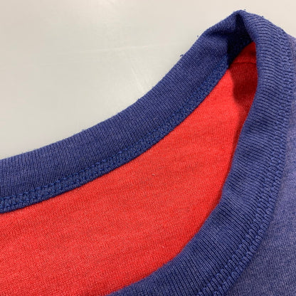 【中古品】【メンズ】 USED ST.IGNATIUS WILDCATS REVERSIBLE TEE リバーシブル Tシャツ トップス 半袖 146-260827-cs-02-izu サイズ：不明 カラー：ネイビー/レッド 万代Net店