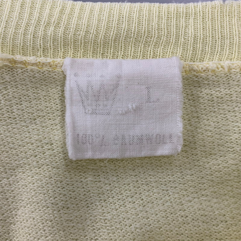 【現状渡し品】【メンズ】 USED UNIVERSITAT BERLIN RAGLAN SWEATSHIRT ラグラン スウェット 146-260903-as-32-izu サイズ：L カラー：イエロー 万代Net店