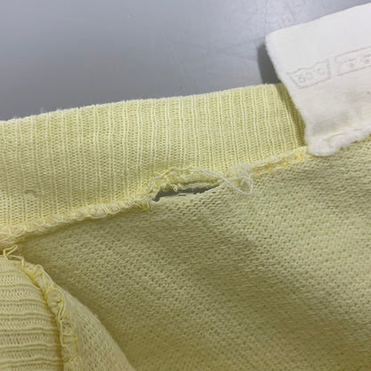 【現状渡し品】【メンズ】 USED UNIVERSITAT BERLIN RAGLAN SWEATSHIRT ラグラン スウェット 146-260903-as-32-izu サイズ：L カラー：イエロー 万代Net店