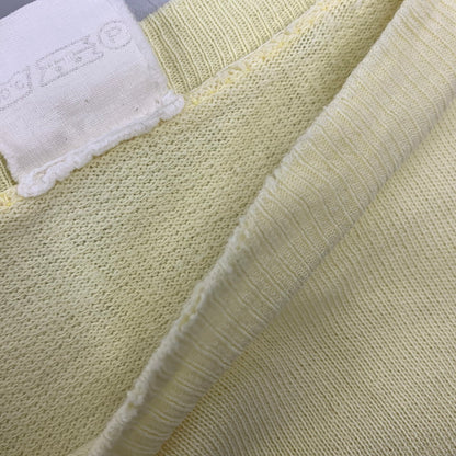 【現状渡し品】【メンズ】 USED UNIVERSITAT BERLIN RAGLAN SWEATSHIRT ラグラン スウェット 146-260903-as-32-izu サイズ：L カラー：イエロー 万代Net店