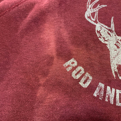 【中古品】【メンズ】 USED OX-BOW RAGLAN SS SWEATSHIRT ラグラン ショートスリーブ スウェットシャツ トップス 半袖 146-260905-cs-23-izu サイズ：不明 カラー：レッド 万代Net店