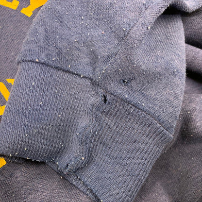 【中古品】【メンズ】 JERZEES BY RUSSELL ジャージーズ バイ ラッセル USA製 80’S U.C.BERKELEY RAGLAN LS SWEAT SHIRT ラグラン ロングスリーブ スウェット シャツ トップス 長袖 146-260905-cs-22-izu サイズ：L カラー：ネイビー 万代Net店