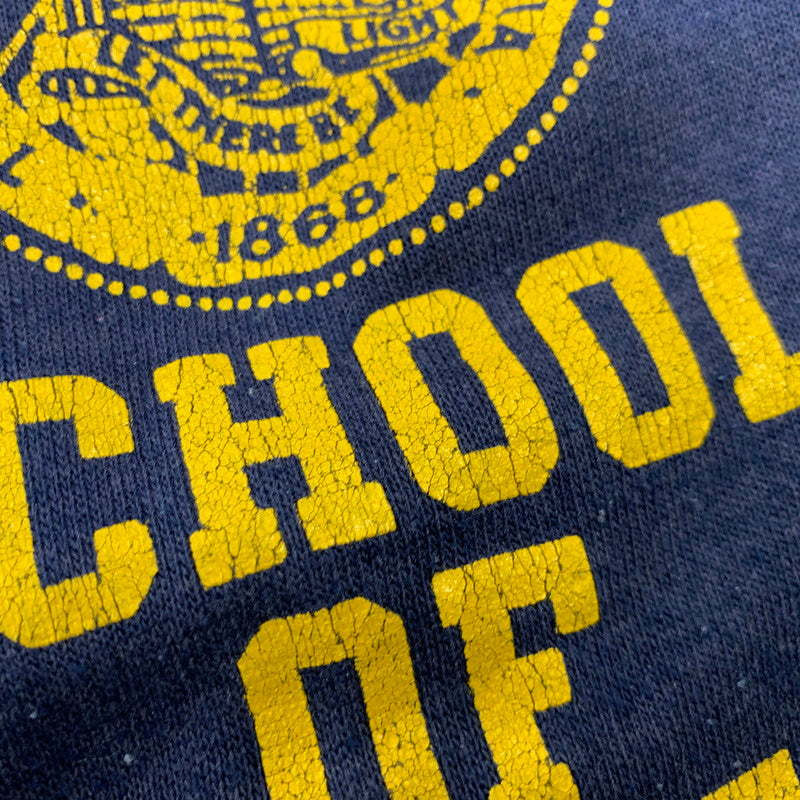 【中古品】【メンズ】 JERZEES BY RUSSELL ジャージーズ バイ ラッセル USA製 80’S U.C.BERKELEY RAGLAN LS SWEAT SHIRT ラグラン ロングスリーブ スウェット シャツ トップス 長袖 146-260905-cs-22-izu サイズ：L カラー：ネイビー 万代Net店