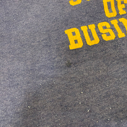 【中古品】【メンズ】 JERZEES BY RUSSELL ジャージーズ バイ ラッセル USA製 80’S U.C.BERKELEY RAGLAN LS SWEAT SHIRT ラグラン ロングスリーブ スウェット シャツ トップス 長袖 146-260905-cs-22-izu サイズ：L カラー：ネイビー 万代Net店