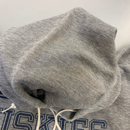 【中古品】【メンズ】 RUSSEL ラッセル 金タグ後期 U OF W HUSKIES PULLOVER HOODIE プルオーバー フーディー トップス 長袖 146-260827-cs-20-izu サイズ：M カラー：グレー 万代Net店