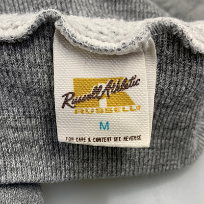 【中古品】【メンズ】 RUSSEL ラッセル 金タグ後期 U OF W HUSKIES PULLOVER HOODIE プルオーバー フーディー トップス 長袖 146-260827-cs-20-izu サイズ：M カラー：グレー 万代Net店