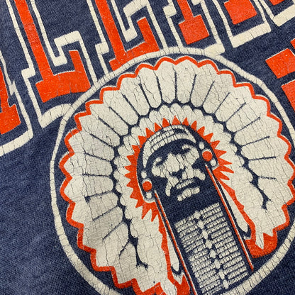 【現状渡し品】【メンズ】 HEALTHKNIT ヘルスニット ILLINOIS RAGLAN SWEAT SHIRT ラグラン スウェットシャツ USA製 146-260903-as-35-izu サイズ：L カラー：ネイビー系 万代Net店