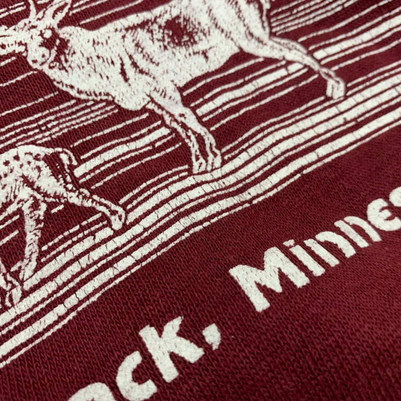 【現状渡し品】【メンズ】 SPORTSWEAR スポーツウェア MINNESOTA RAGLAN PULLOVER HOODIE ラグラン プルオーバー フーディー パーカー USA製 146-260903-as-36-izu サイズ：XL カラー：レッド系 万代Net店