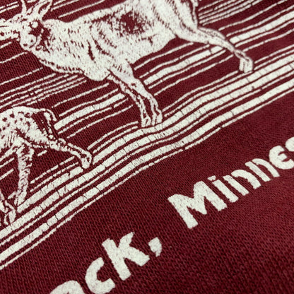 【現状渡し品】【メンズ】 SPORTSWEAR スポーツウェア MINNESOTA RAGLAN PULLOVER HOODIE ラグラン プルオーバー フーディー パーカー USA製 146-260903-as-36-izu サイズ：XL カラー：レッド系 万代Net店