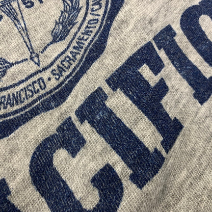 【中古品】【メンズ】 VINTAGE ヴィンテージ 推定70’S UNIVERSITY PACIFIC RAGLAN SWEATSHIRT ユニバーシティ パシフィック ラグラン スウェット シャツ トップス 146-260827-yn-09-izu サイズ：不明 カラー：グレー 万代Net店