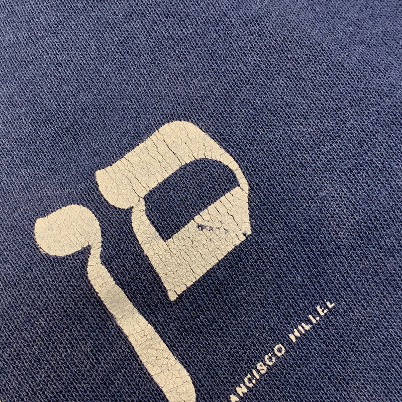 【中古品】【メンズ】 VINTAGE ヴィンテージ ヘブライ語 SAN FRANCISCO HILLEL RAGLAN SWEATSHIRT サンフランシスコ ヒレル ラグラン スウェット シャツ トップス 146-260827-yn-08-izu サイズ：不明 カラー：ネイビー 万代Net店