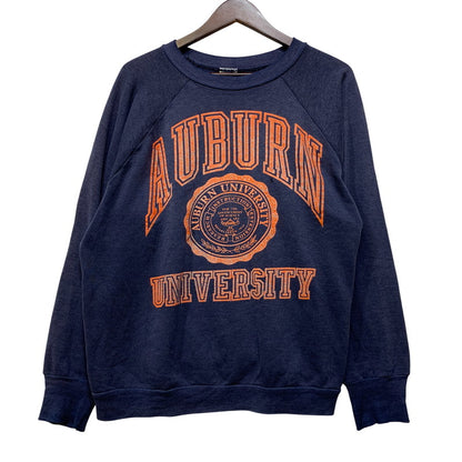 【中古品】【メンズ】 SIGNAL シグナル USA製 80’S AUBURN UNIVERSITY RAGLAN SWEATSHIRT ラグラン スウェットシャツ トップス 長袖 146-260827-cs-18-izu サイズ：XL カラー：ネイビー 万代Net店