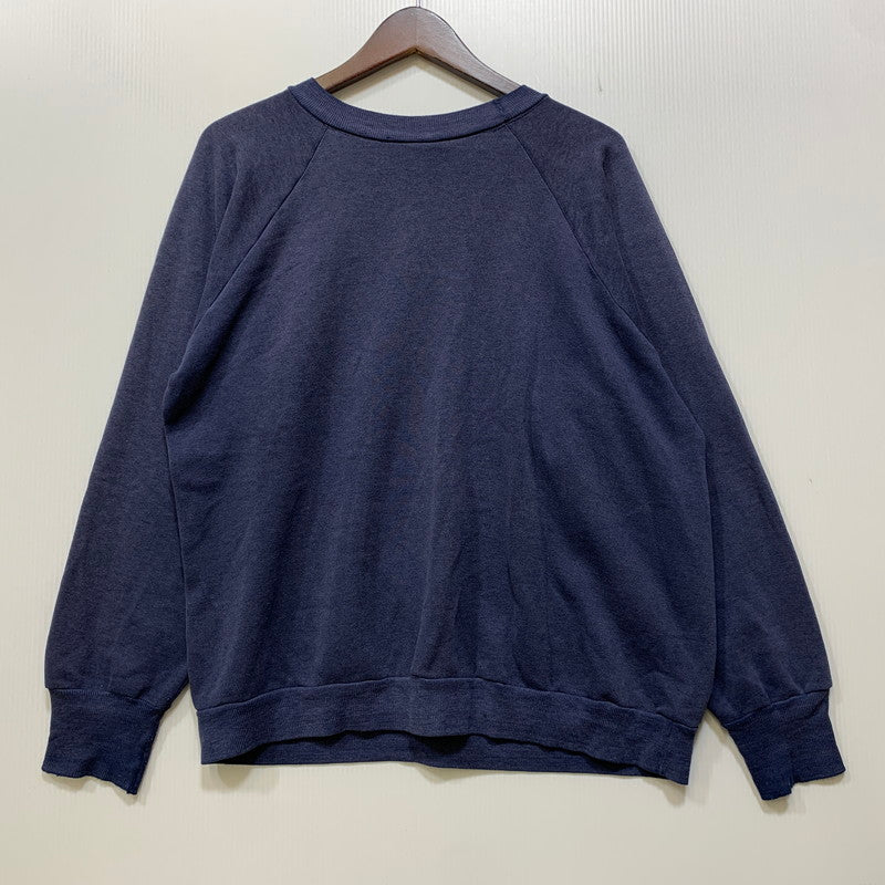 【中古品】【メンズ】 SIGNAL シグナル USA製 80’S AUBURN UNIVERSITY RAGLAN SWEATSHIRT ラグラン スウェットシャツ トップス 長袖 146-260827-cs-18-izu サイズ：XL カラー：ネイビー 万代Net店