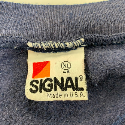【中古品】【メンズ】 SIGNAL シグナル USA製 80’S AUBURN UNIVERSITY RAGLAN SWEATSHIRT ラグラン スウェットシャツ トップス 長袖 146-260827-cs-18-izu サイズ：XL カラー：ネイビー 万代Net店
