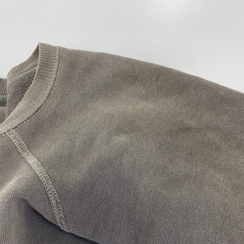 【現状渡し品】【メンズ】 VINTAGE 脇下ガゼット HUNTER COLLEGE RAGLAN SWEATSHIRT ラグラン スウェットシャツ トップス 長袖 146-260827-cs-15-izu サイズ：不明 カラー：チャコール 万代Net店
