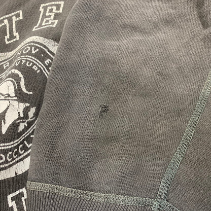 【現状渡し品】【メンズ】 VINTAGE 脇下ガゼット HUNTER COLLEGE RAGLAN SWEATSHIRT ラグラン スウェットシャツ トップス 長袖 146-260827-cs-15-izu サイズ：不明 カラー：チャコール 万代Net店