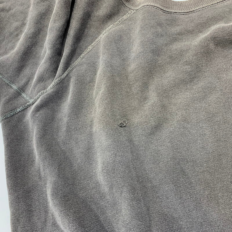 【現状渡し品】【メンズ】 VINTAGE 脇下ガゼット HUNTER COLLEGE RAGLAN SWEATSHIRT ラグラン スウェットシャツ トップス 長袖 146-260827-cs-15-izu サイズ：不明 カラー：チャコール 万代Net店
