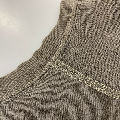 【現状渡し品】【メンズ】 VINTAGE 脇下ガゼット HUNTER COLLEGE RAGLAN SWEATSHIRT ラグラン スウェットシャツ トップス 長袖 146-260827-cs-15-izu サイズ：不明 カラー：チャコール 万代Net店