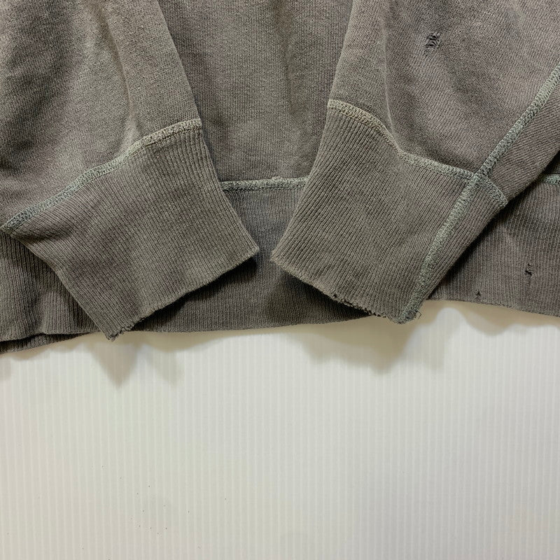 【現状渡し品】【メンズ】 VINTAGE 脇下ガゼット HUNTER COLLEGE RAGLAN SWEATSHIRT ラグラン スウェットシャツ トップス 長袖 146-260827-cs-15-izu サイズ：不明 カラー：チャコール 万代Net店