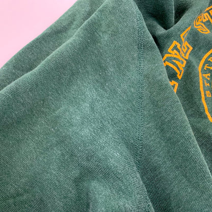 【中古品】【メンズ】 VELVA SHEEN ベルバシーン USA製 70～80’S WAYNE STATE UNIVERSITY RAGLAN SWEAT SHIRT ユニバーシティ ラグラン スウェット シャツ トップス 146-260827-yn-10-izu サイズ：L カラー：グリーン 万代Net店