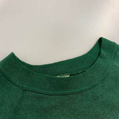 【中古品】【メンズ】 VELVA SHEEN ベルバシーン USA製 70～80’S WAYNE STATE UNIVERSITY RAGLAN SWEAT SHIRT ユニバーシティ ラグラン スウェット シャツ トップス 146-260827-yn-10-izu サイズ：L カラー：グリーン 万代Net店