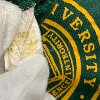 【中古品】【メンズ】 VELVA SHEEN ベルバシーン USA製 70～80’S WAYNE STATE UNIVERSITY RAGLAN SWEAT SHIRT ユニバーシティ ラグラン スウェット シャツ トップス 146-260827-yn-10-izu サイズ：L カラー：グリーン 万代Net店