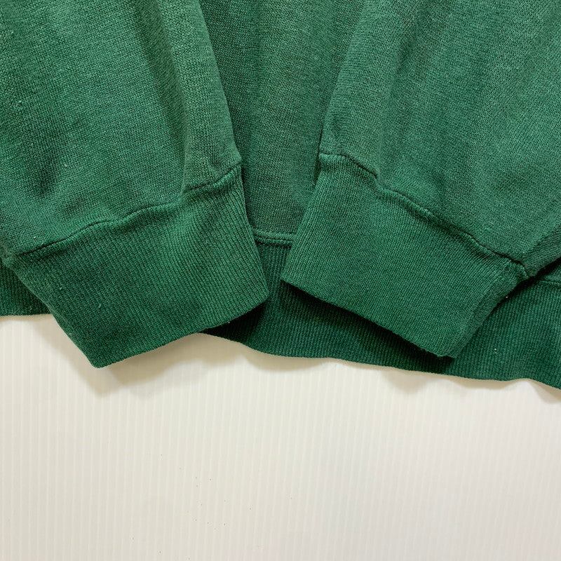 【中古品】【メンズ】 VELVA SHEEN ベルバシーン USA製 70～80’S WAYNE STATE UNIVERSITY RAGLAN SWEAT SHIRT ユニバーシティ ラグラン スウェット シャツ トップス 146-260827-yn-10-izu サイズ：L カラー：グリーン 万代Net店