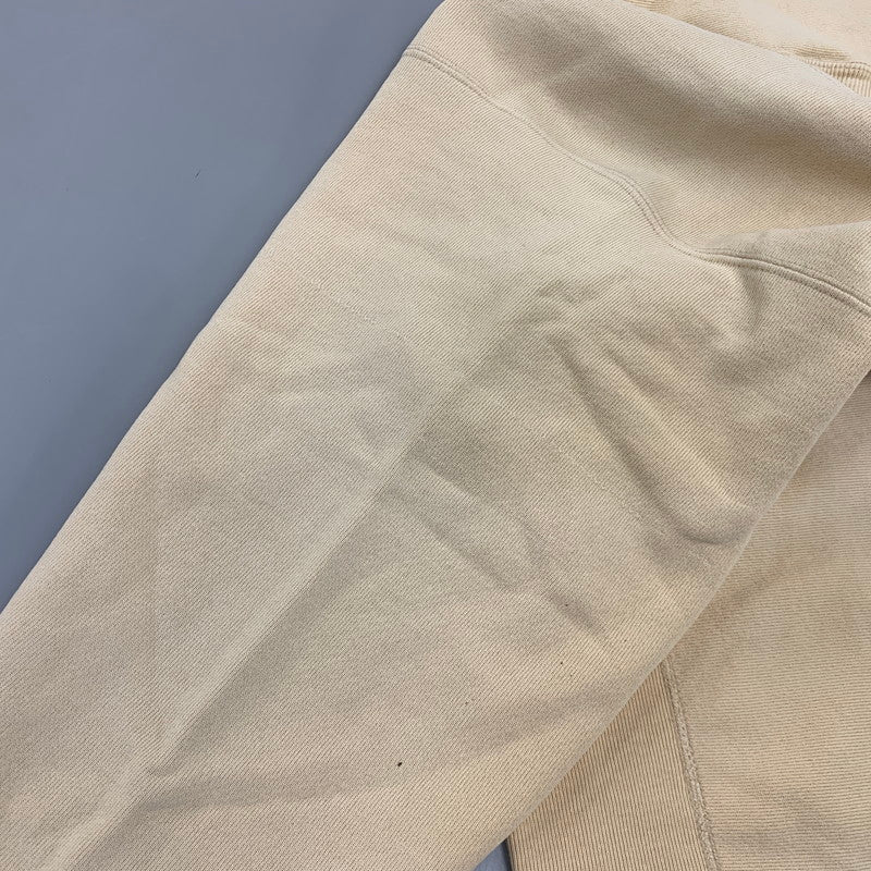 【中古品】【メンズ】 CHAMPION チャンピオン USA製 90’S IOWA REVERSE WEAVE SWEATSHIRT リバースウィーブ スウェットシャツ トップス 長袖 146-260827-cs-16-izu サイズ：L カラー：アイボリー 万代Net店