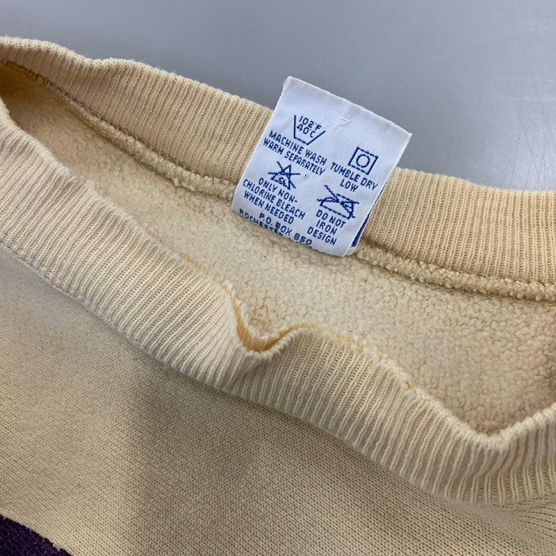 【中古品】【メンズ】 CHAMPION チャンピオン USA製 90’S IOWA REVERSE WEAVE SWEATSHIRT リバースウィーブ スウェットシャツ トップス 長袖 146-260827-cs-16-izu サイズ：L カラー：アイボリー 万代Net店