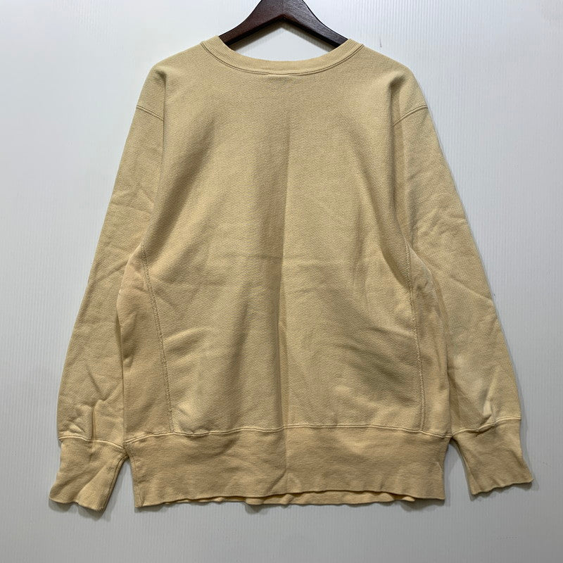 【中古品】【メンズ】 CHAMPION チャンピオン USA製 90’S IOWA REVERSE WEAVE SWEATSHIRT リバースウィーブ スウェットシャツ トップス 長袖 146-260827-cs-16-izu サイズ：L カラー：アイボリー 万代Net店