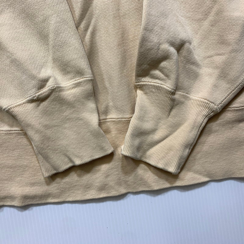 【中古品】【メンズ】 CHAMPION チャンピオン USA製 90’S IOWA REVERSE WEAVE SWEATSHIRT リバースウィーブ スウェットシャツ トップス 長袖 146-260827-cs-16-izu サイズ：L カラー：アイボリー 万代Net店