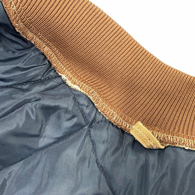 【中古品】【メンズ】 CARHARTT カーハート UQ186 星タグ USA製 93年製 90S QUILTING LINER DUCK VEST キルティング ライナー ダック ベスト アウター 146-260827-cs-27-izu サイズ：L カラー：ブラウン 万代Net店