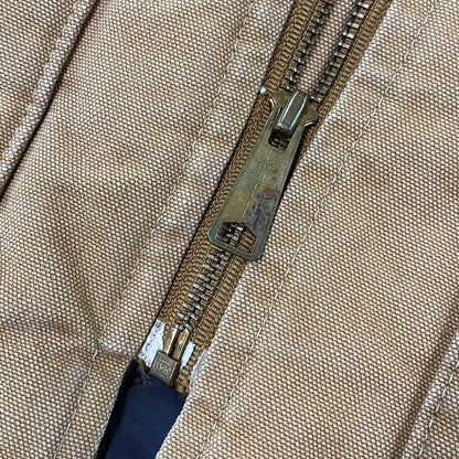 【中古品】【メンズ】 CARHARTT カーハート UQ186 星タグ USA製 93年製 90S QUILTING LINER DUCK VEST キルティング ライナー ダック ベスト アウター 146-260827-cs-27-izu サイズ：L カラー：ブラウン 万代Net店