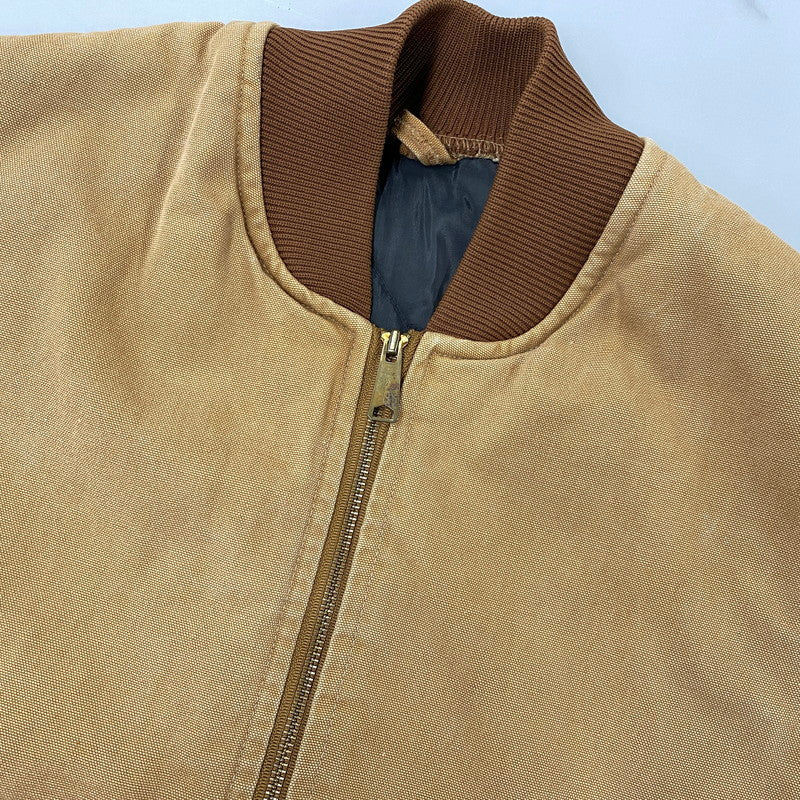 【中古品】【メンズ】 CARHARTT カーハート UQ186 星タグ USA製 93年製 90S QUILTING LINER DUCK VEST キルティング ライナー ダック ベスト アウター 146-260827-cs-27-izu サイズ：L カラー：ブラウン 万代Net店