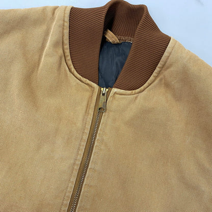 【中古品】【メンズ】 CARHARTT カーハート UQ186 星タグ USA製 93年製 90S QUILTING LINER DUCK VEST キルティング ライナー ダック ベスト アウター 146-260827-cs-27-izu サイズ：L カラー：ブラウン 万代Net店