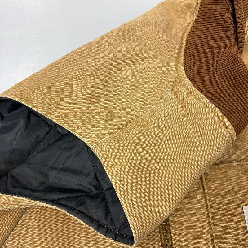 【中古品】【メンズ】 CARHARTT カーハート UQ186 星タグ USA製 93年製 90S QUILTING LINER DUCK VEST キルティング ライナー ダック ベスト アウター 146-260827-cs-27-izu サイズ：L カラー：ブラウン 万代Net店