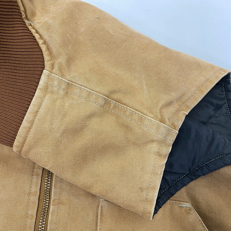 【中古品】【メンズ】 CARHARTT カーハート UQ186 星タグ USA製 93年製 90S QUILTING LINER DUCK VEST キルティング ライナー ダック ベスト アウター 146-260827-cs-27-izu サイズ：L カラー：ブラウン 万代Net店
