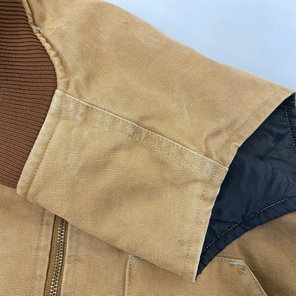 【中古品】【メンズ】 CARHARTT カーハート UQ186 星タグ USA製 93年製 90S QUILTING LINER DUCK VEST キルティング ライナー ダック ベスト アウター 146-260827-cs-27-izu サイズ：L カラー：ブラウン 万代Net店