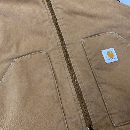 【中古品】【メンズ】 CARHARTT カーハート UQ186 星タグ USA製 93年製 90S QUILTING LINER DUCK VEST キルティング ライナー ダック ベスト アウター 146-260827-cs-27-izu サイズ：L カラー：ブラウン 万代Net店