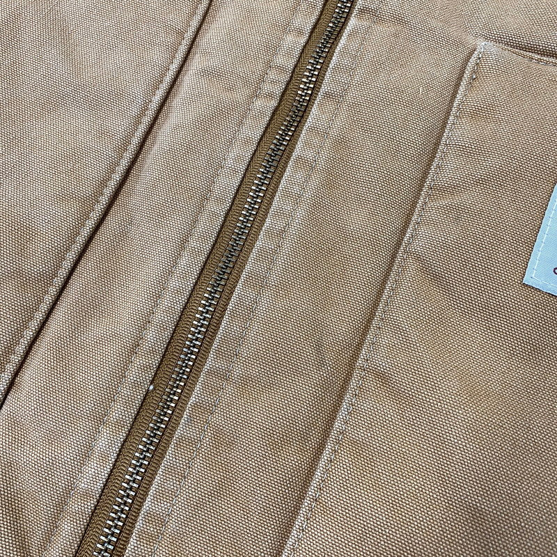 【中古品】【メンズ】 CARHARTT カーハート UQ186 星タグ USA製 93年製 90S QUILTING LINER DUCK VEST キルティング ライナー ダック ベスト アウター 146-260827-cs-27-izu サイズ：L カラー：ブラウン 万代Net店
